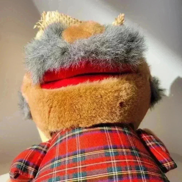 Vintage 1980's Shotgun Red Plush Stuffed Old Man Doll Nashville - Picture 8 of 10